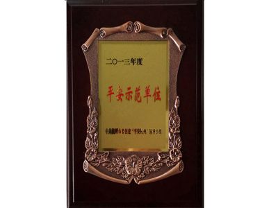 安全生产标准化证书